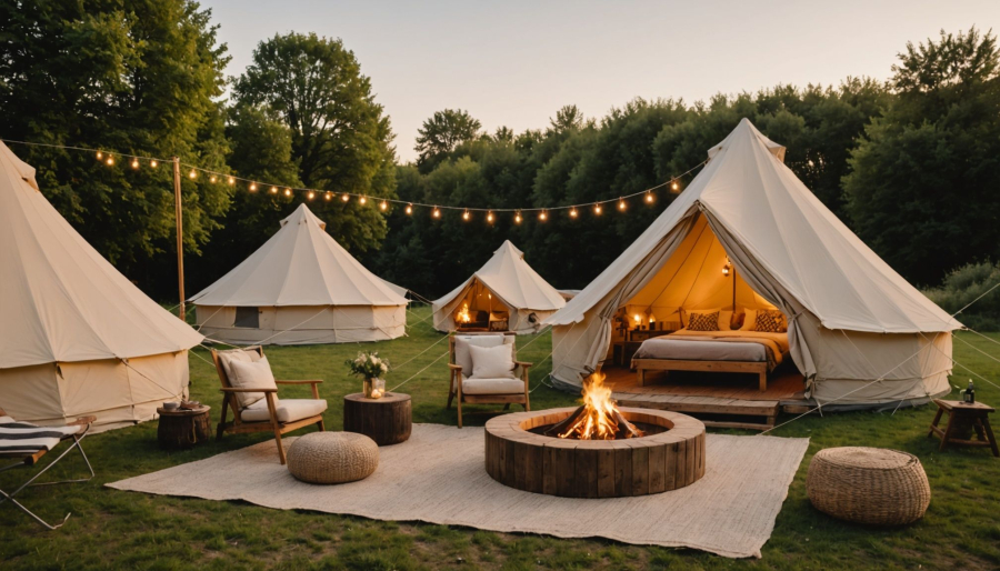 The ultimate glamping experience in france: comfort meets wilderness